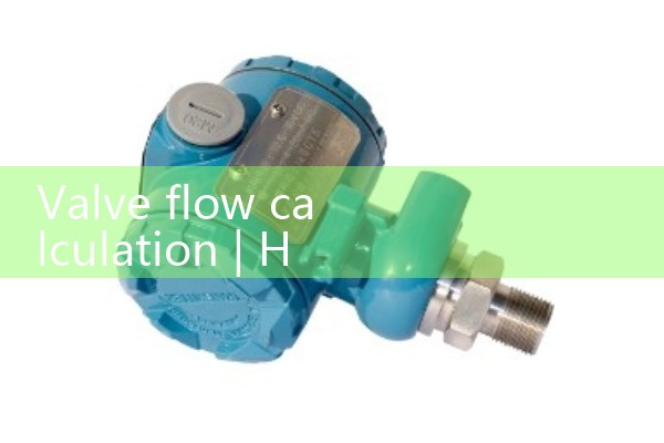 Valve flow calculation
