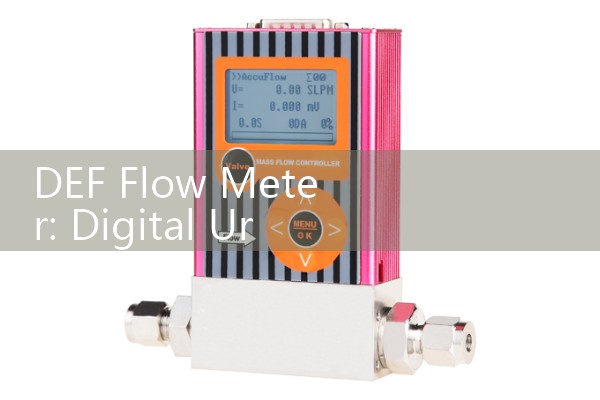 DEF Flow Meter: Digital Urea Diesel Exhaust Fluid Totalizing Valves