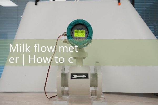 Milk flow meter